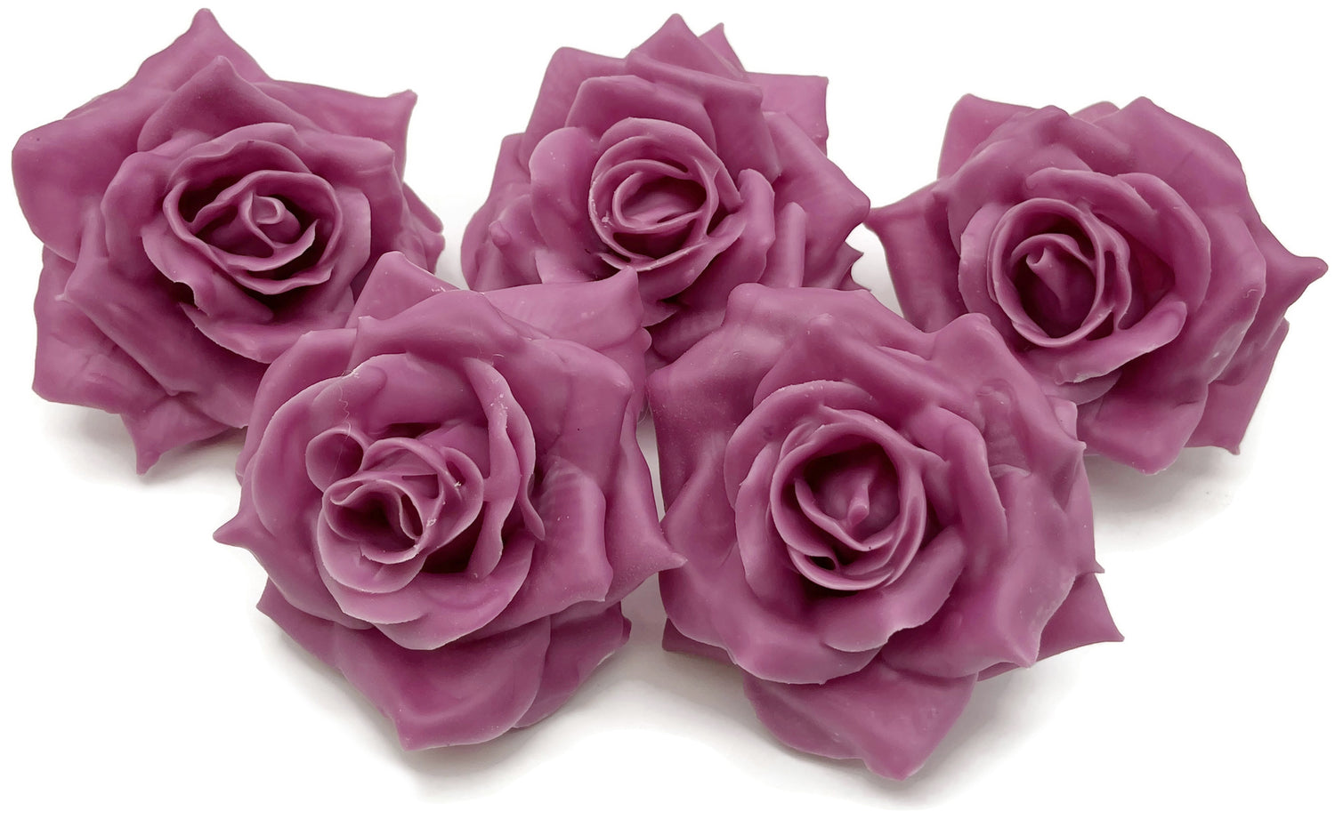 Wachsrose - altrosa Rose aus Wachs