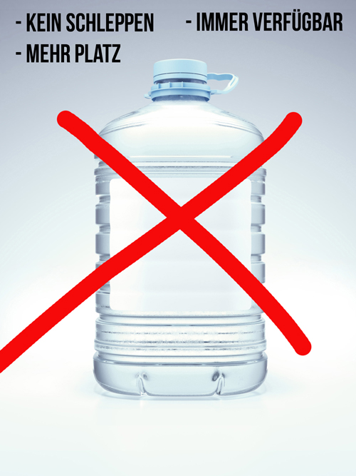 Aqua-Shaker bis zu 50 Liter destilliertes Wasser ohne schleppen